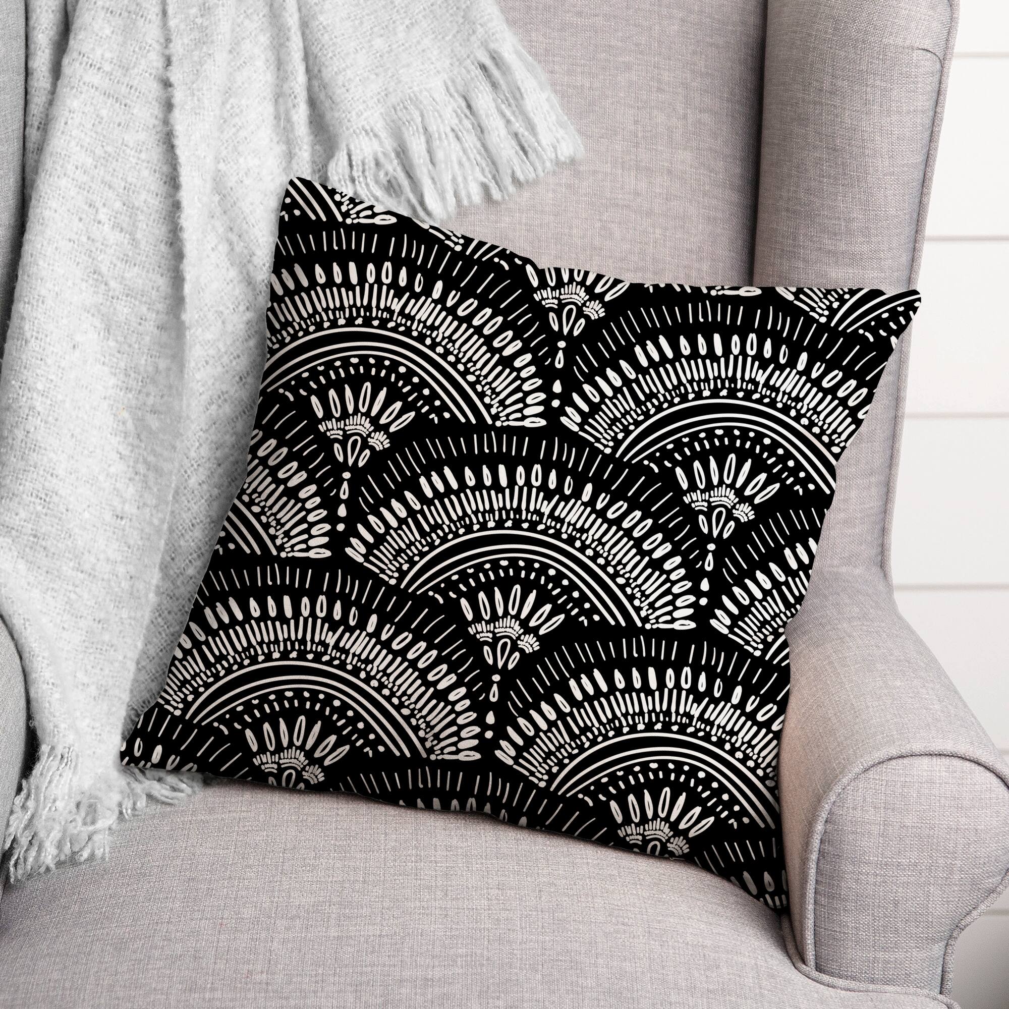 Bohemian Sketch Indoor/Outdoor Throw Pillow
